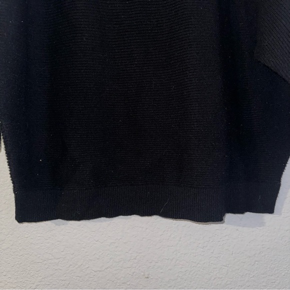 Womens Magaschoni Sweater Black color with White Trim Size 1X - Picture 7 of 9